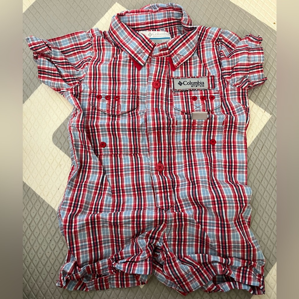 Columbia PFG Baby Bonehead Romper Onesie size 3-6 months